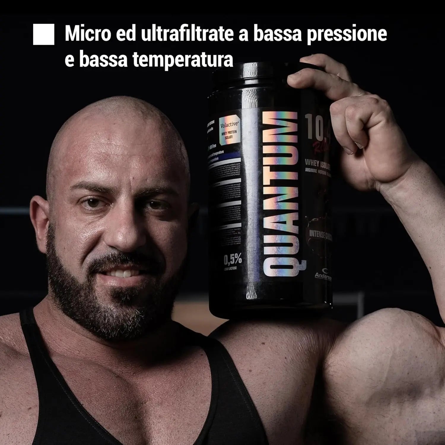 Anderson Quantum 10.4 Revolt - Proteine in polvere Whey Volactive isolate 90% siero del latte Lifestyle - Punto Fitness Potenza