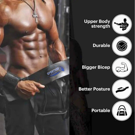 Sportech Italia Arm Blaster - Allenamento Bodybuilding muscoli tricipiti bicipiti palestra sollevamento pesi palestra caratteristiche - Punto Fitness Potenza