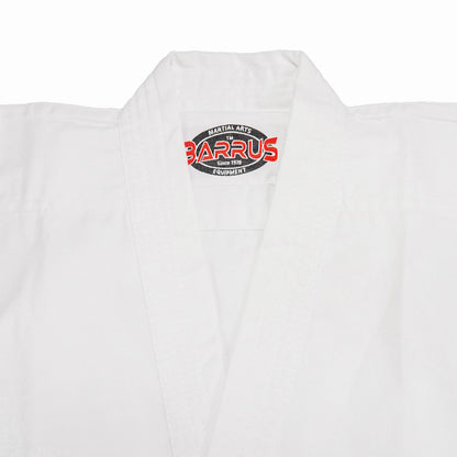 Divisa Karate Gi BARRUS Uniforme Karategi Kimono Arti Marziali dettaglio logo - Punto Fitness Potenza