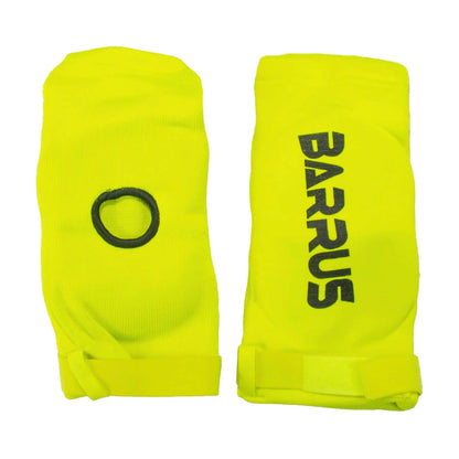 Barrus - Gomitiere Arti Marziali MMA Muay Thai SM/LXL | Gomitiera protezione paragomiti imbottito colore giallo fluo - Punto Fitness Potenza