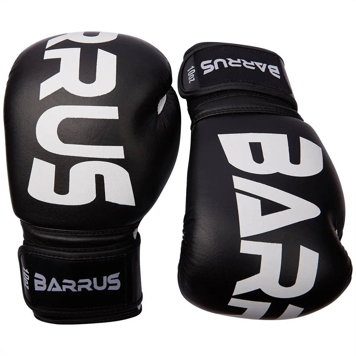 Barrus - Guantoni Kick Boxing Muay Thai MMA 6-8-10 OZ | Guanti Pugilato Boxe Full Contact Colore Nero - Punto Fitness Potenza