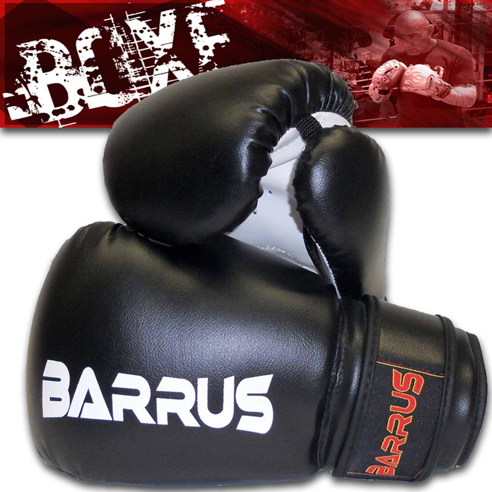 Barrus - Guantoni KickBoxing Muay Thai MMA 6-8-10 OZ | Guanti Pugilato Boxe Full Contact - Punto Fitness