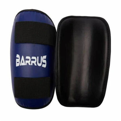 Paratibia Barrus protezione tibia per Kick Boxing Muay Thai Light Full Contact MMA Savate Sanda colore Blu - Punto Fitness Potenza