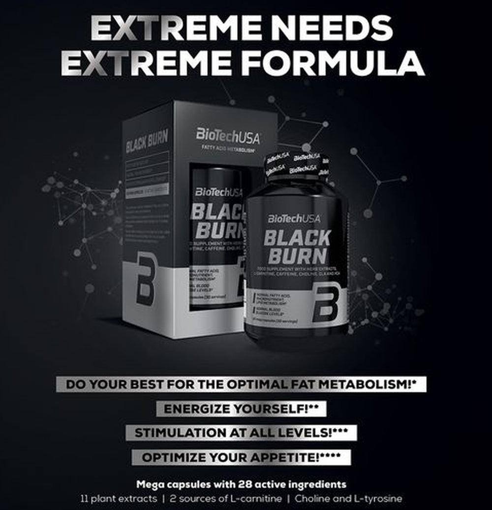 BioTechUSA BLACK BURN dimagrante termogenico brucia grassi 90 capsule Informazioni - Punto Fitness