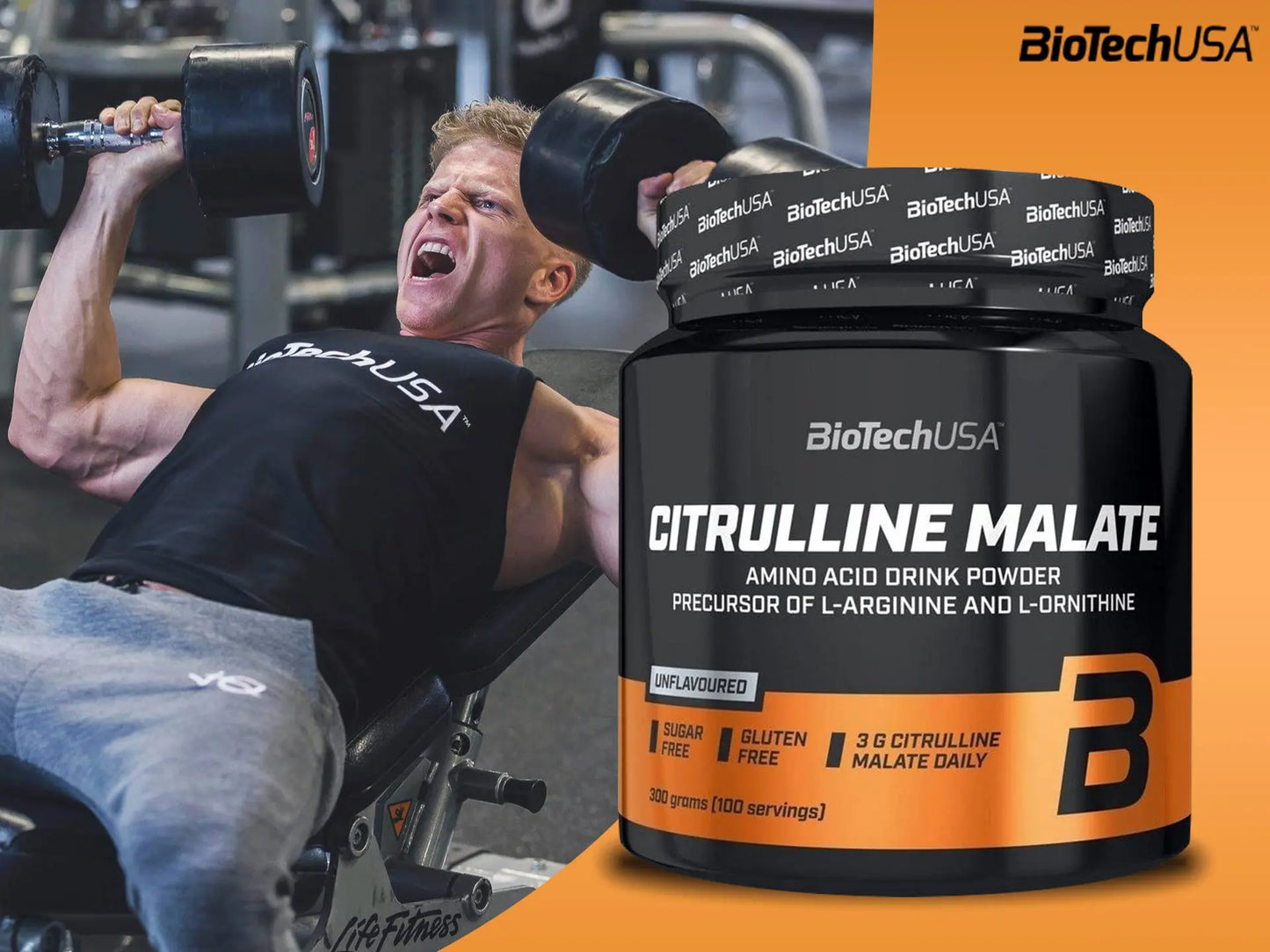 BioTech Citrulline Malate - Citrullina in polvere stimolante ossido nitrico Lifestyle - Punto Fitness Potenza