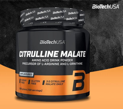 BioTech Citrulline Malate - Citrullina polvere stimolante ossido nitrico - Punto Fitness Potenza