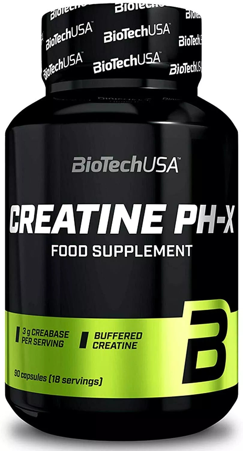 Biotech Creatine pH-X creatina 90 capsule formula tamponata PHX - Punto Futness Potenza