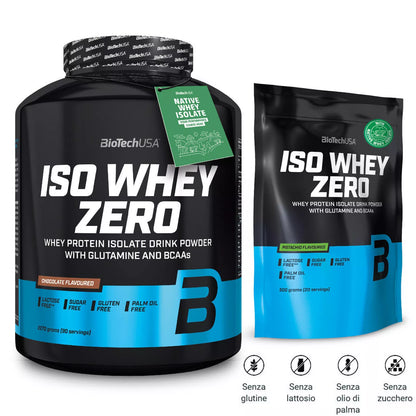 BioTechUSA - Iso Whey ZERO proteine in polvere isolate siero del latte - Punto Fitness Potenza