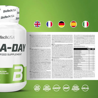 BioTech ONE-A-DAY Vitamine e Minerali integratore vitaminico 100 tablets - Punto Fitness Poternza