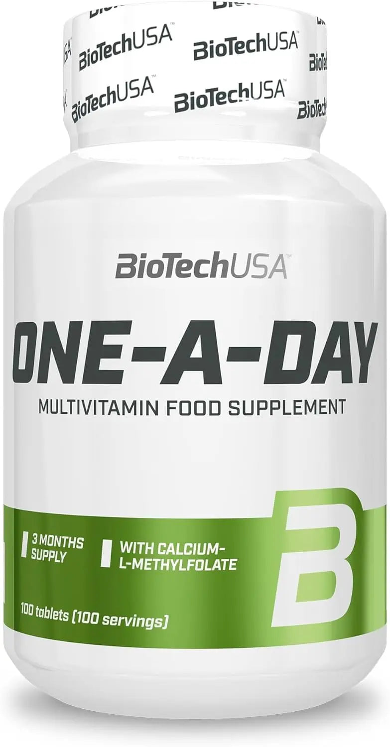 BioTech ONE-A-DAY Vitamine e Minerali integratore vitaminico 100 tablets - Punto Fitness Poternza