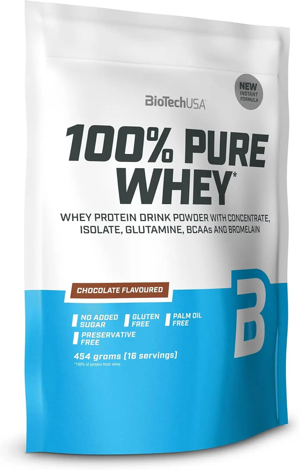 BioTech Pure Whey - Proteine in polvere isolate e concentrate 500g Cioccolato - Punto Fitness Potenza