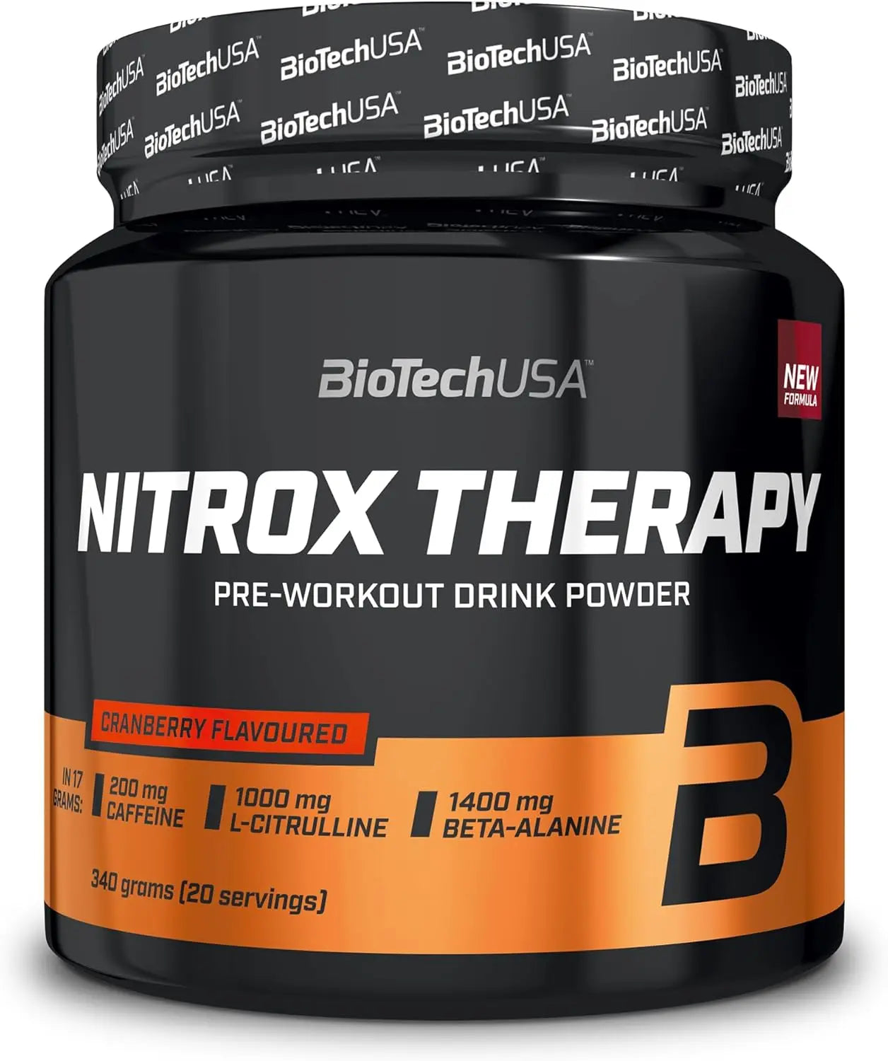 BioTechUSA - Nitrox Therapy preworkout pre allenamento con creatina bcaa nox Mirtillo - Punto Fitness Potenza