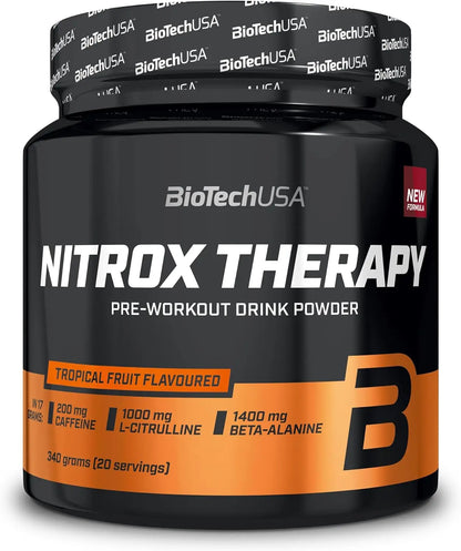 BioTechUSA - Nitrox Therapy preworkout pre allenamento con creatina bcaa nox Tropical - Punto Fitness Potenza