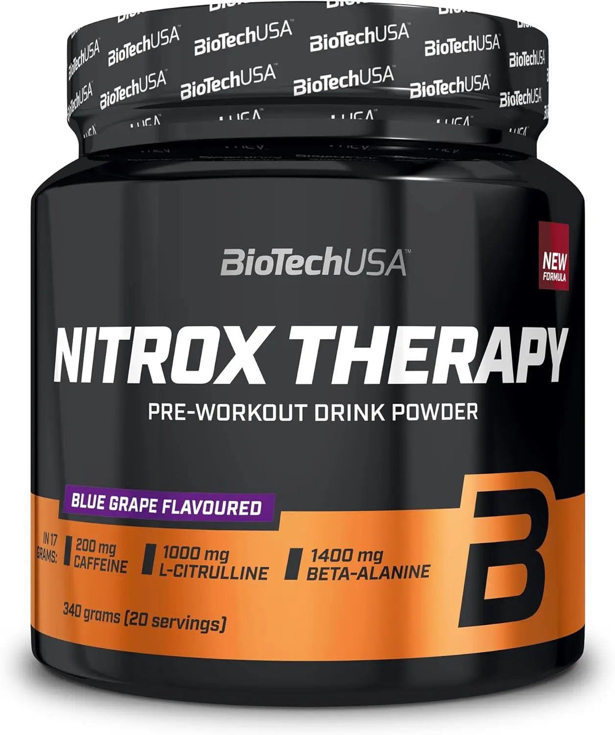 BioTechUSA - Nitrox Therapy preworkout pre allenamento con creatina bcaa nox Uva - Punto Fitness Potenza