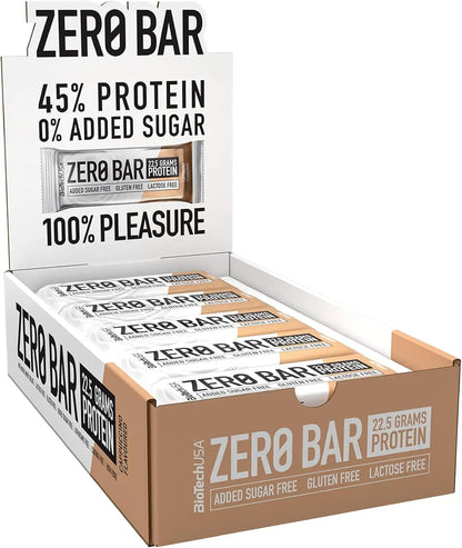 BioTech ZERO BAR - Barrette Proteiche Proteine Zero Zuccheri Cappuccino - Punto Fitness Potenza