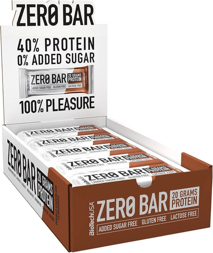 BioTech ZERO BAR - Barrette Proteiche Proteine Zero Zuccheri Cioccolato - Punto Fitness Potenza