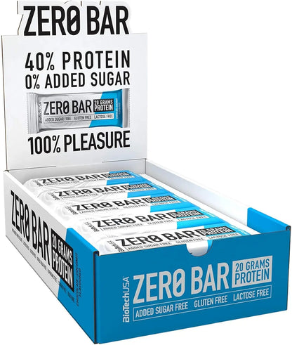 BioTech ZERO BAR - Barrette Proteiche Proteine Zero Zuccheri Cocco - Punto Fitness Potenza