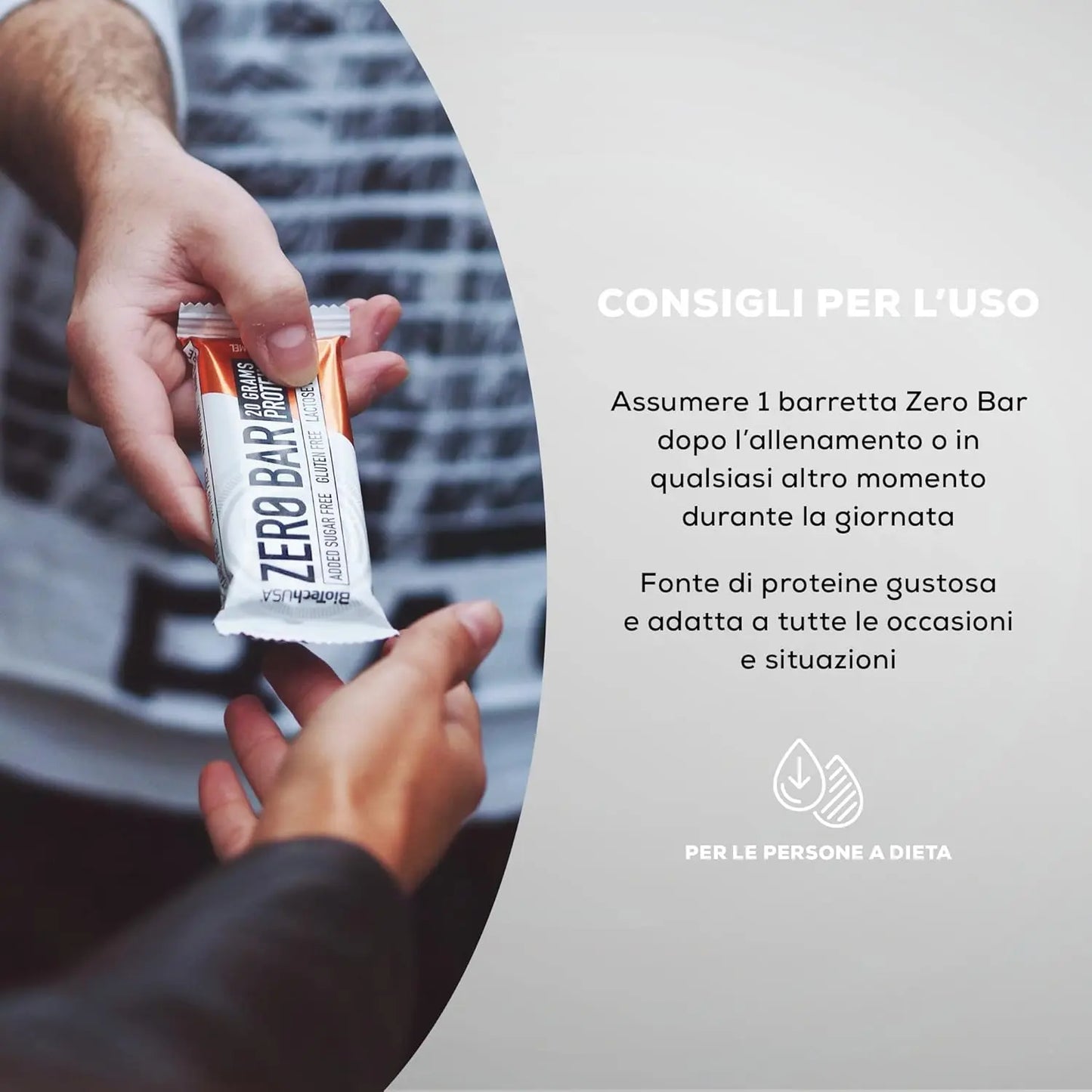 BioTech ZERO BAR - Barrette Proteiche Proteine Zero Zuccheri Lifestyle - Punto Fitness Potenza