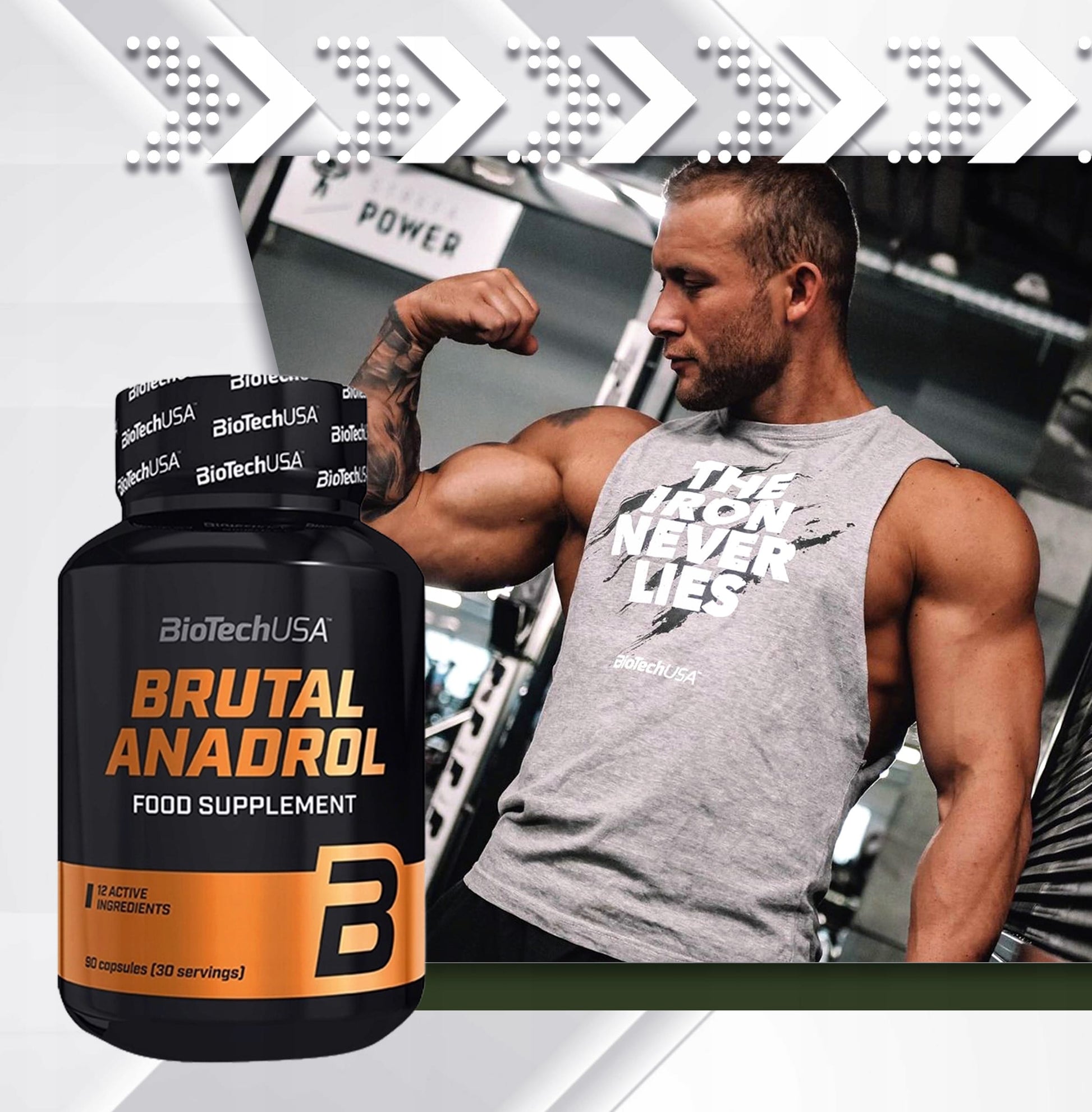 BiotechUSA Brutal Anadrol stimolatore testosterone Biotech - Punto Fitness Potenza