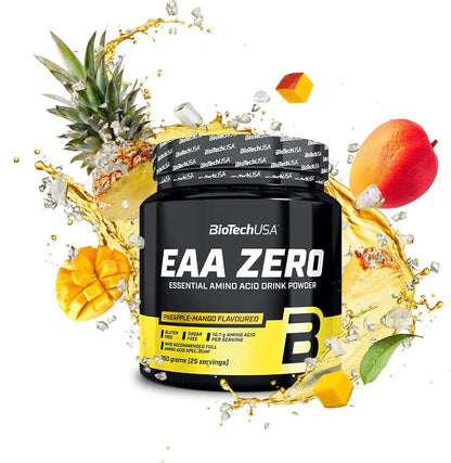 Biotech EAA ZERO aminoacidi essenziali in polvere 350g gusto ananas mango - Punto Fitness Potenza