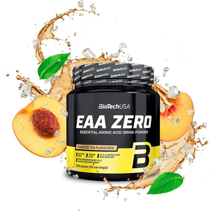 Biotech EAA ZERO aminoacidi essenziali in polvere 350g gusto te pesca - Punto Fitness Potenza
