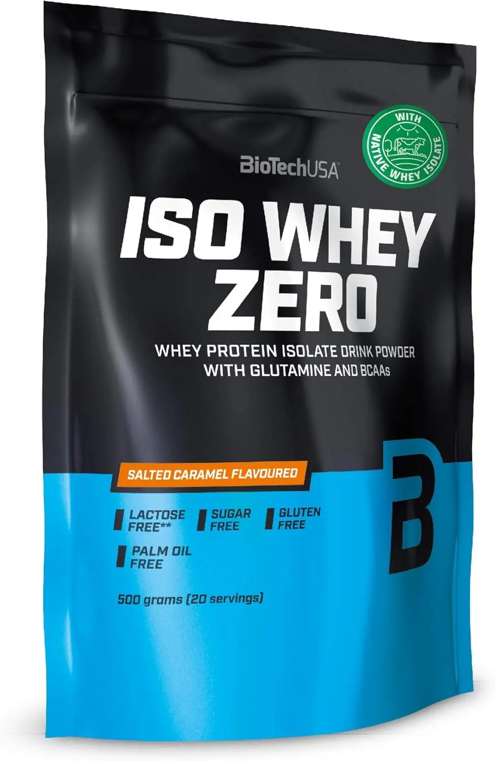 BioTechUSA - Iso Whey ZERO proteine in polvere isolate siero del latte 500g Caramello - Punto Fitness Potenza