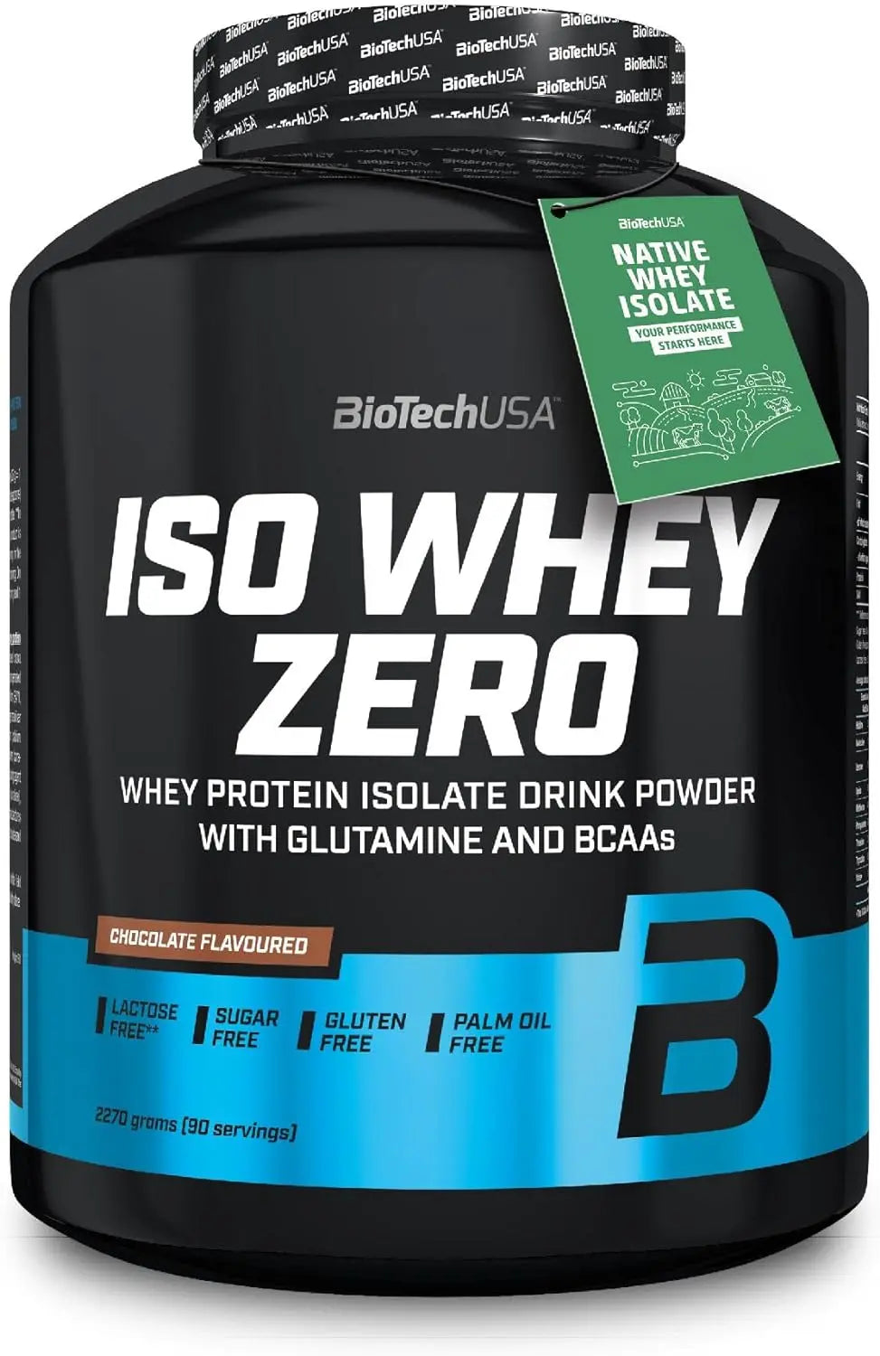 BioTechUSA - Iso Whey ZERO proteine in polvere isolate siero del latte 2270g Cioccolato - Punto Fitness Potenza