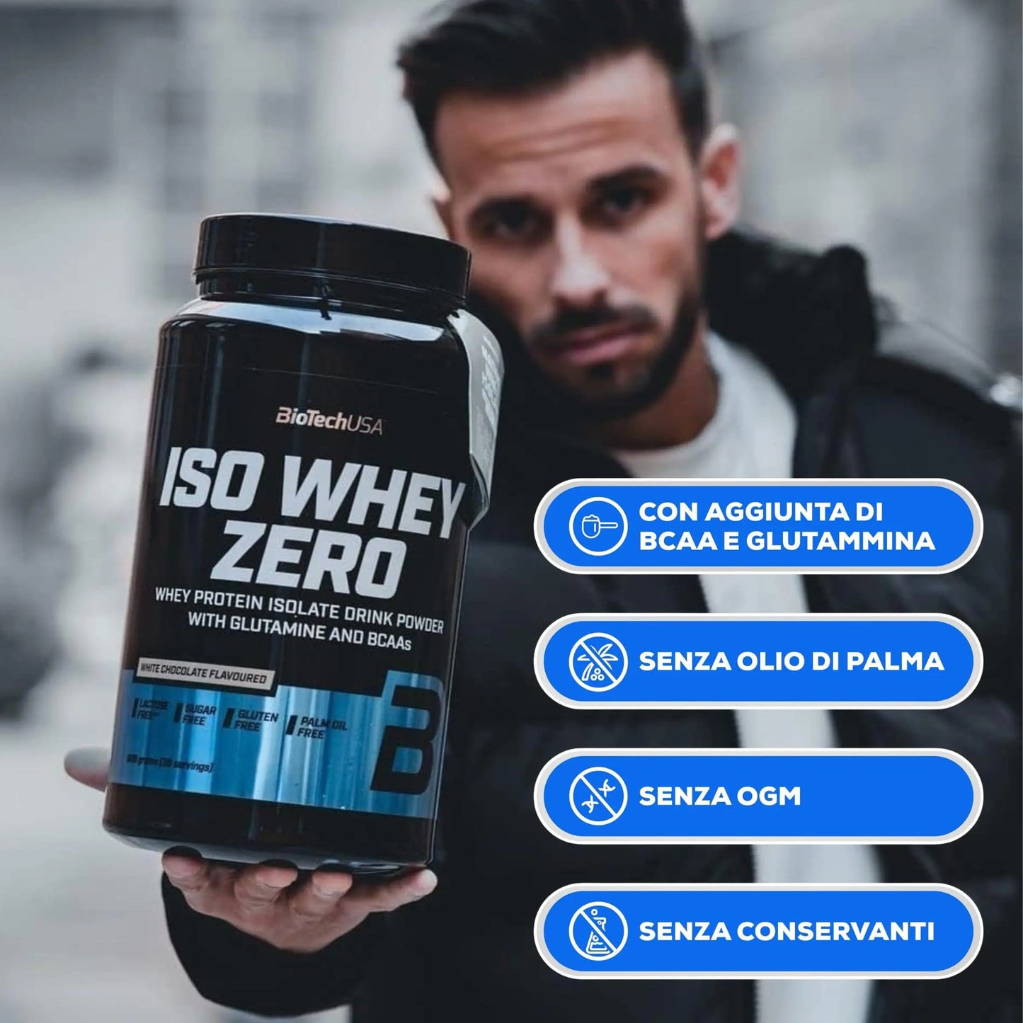 BioTechUSA - Iso Whey ZERO proteine in polvere isolate siero del latte lifestyle - Punto Fitness Potenza integratori
