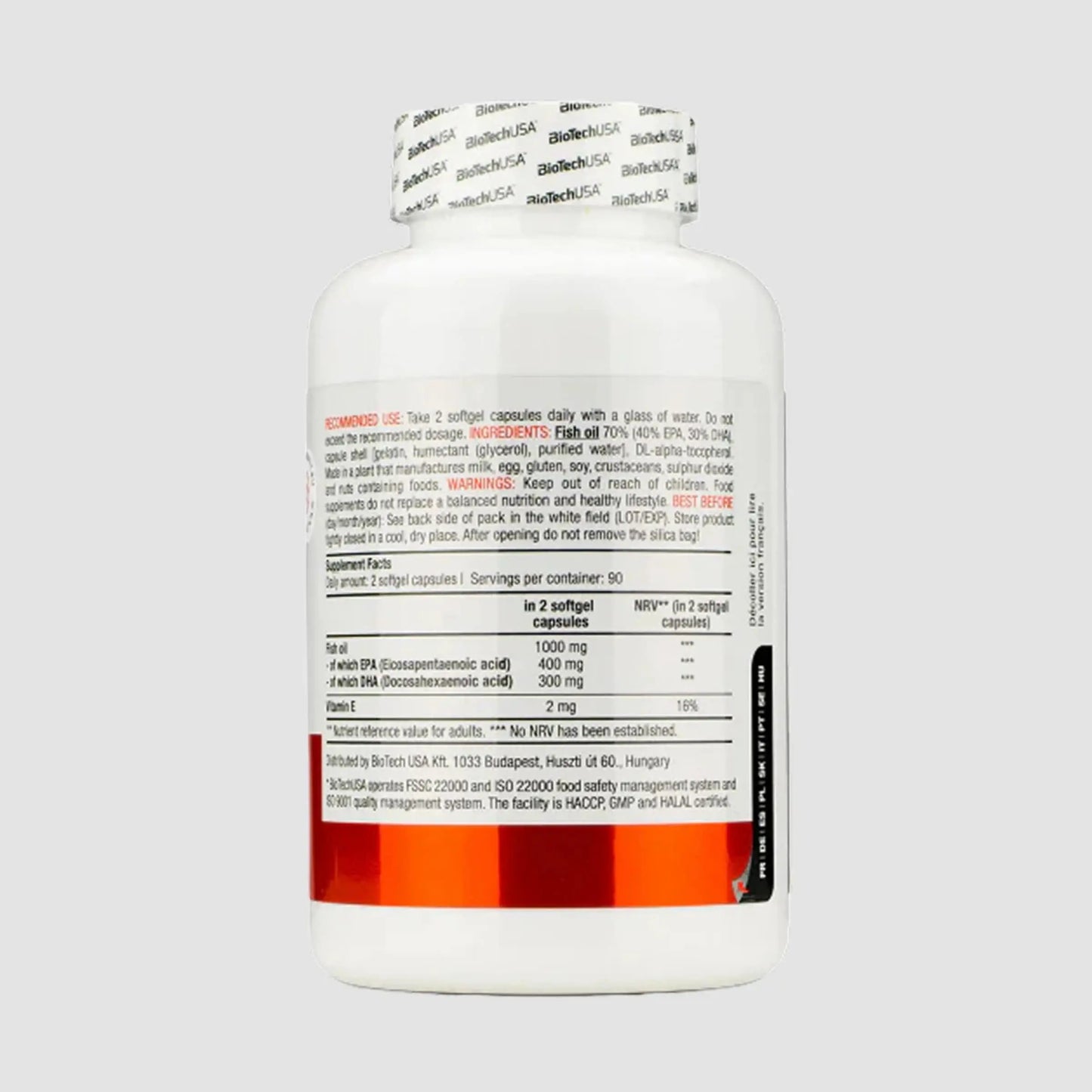 Biotech Mega Omega 3 omega3 in 180 capsule softgel - Punto Fitness Potenza