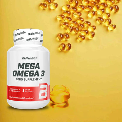 Biotech Mega Omega 3 omega3 in 180 capsule softgel - Punto Fitness Potenza