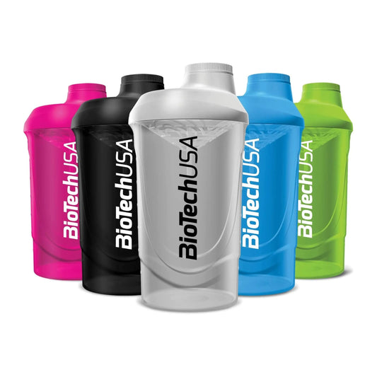 Biotech Shaker Wave per miscelazione Proteine in polvere con retina 600ml - Punto Fitness Potenza