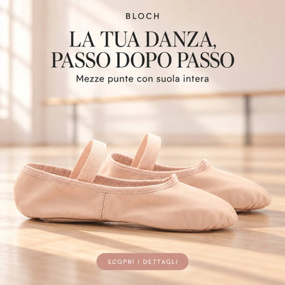 Canvas Ballet Half Slippers - Bloch Arise II S0239