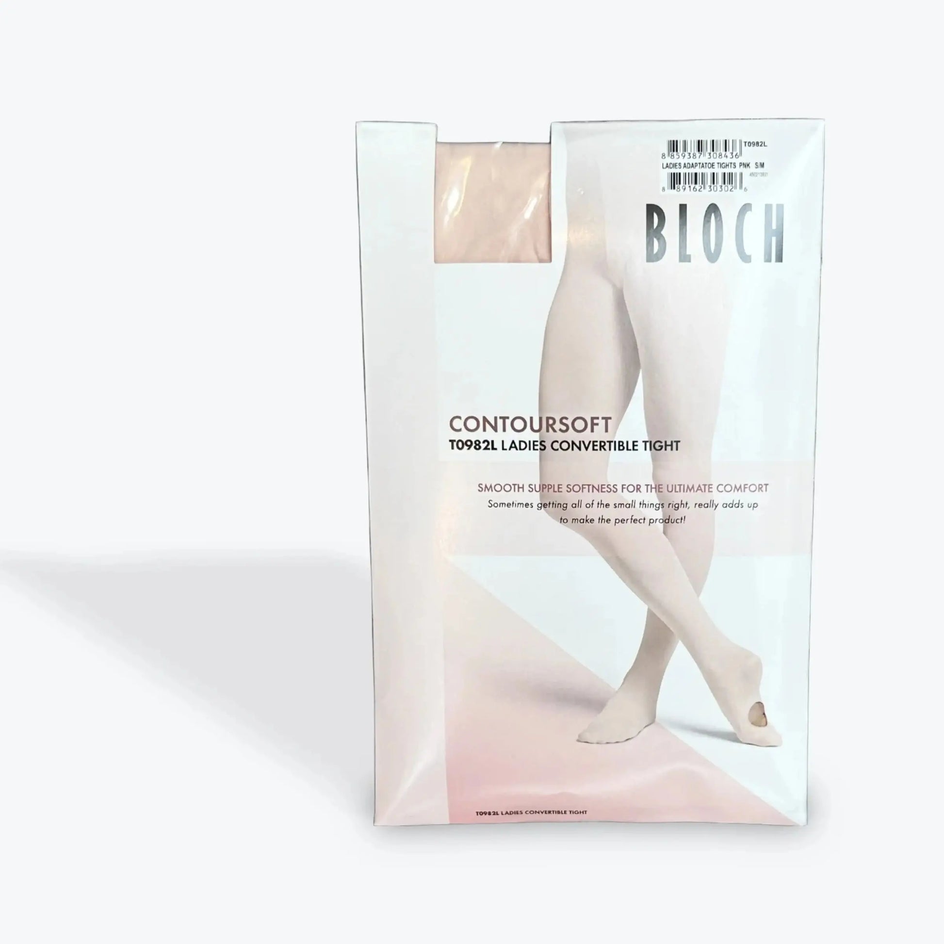 Collant Convertibili Danza Classica calze rosa per ballerine Bloch T0982L confezione - Punto Fitness Potenza