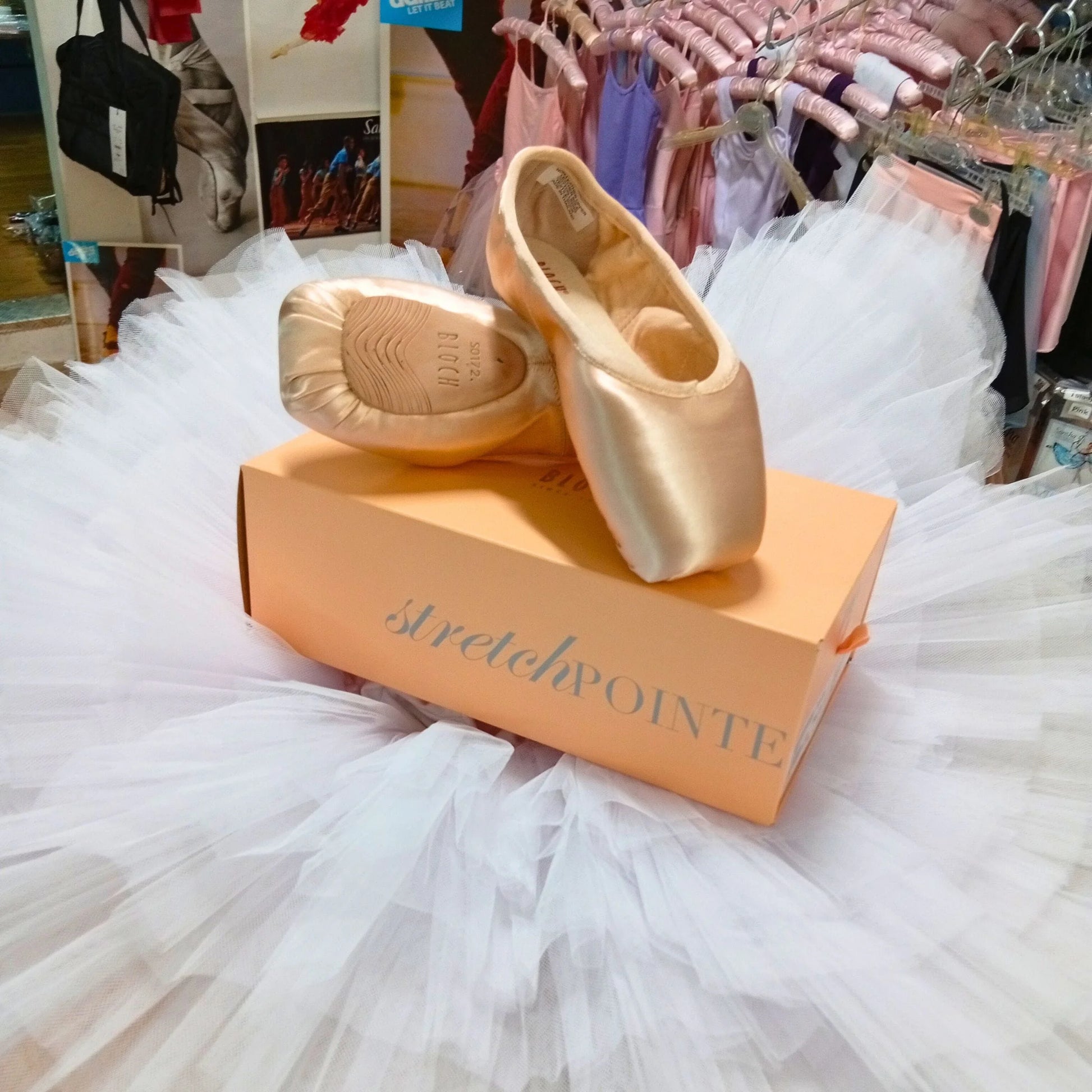 Bloch Eurostretch S0172L - Scarpe da Punta Ballerina punte Danza Classica - Punto Fitness Potenza