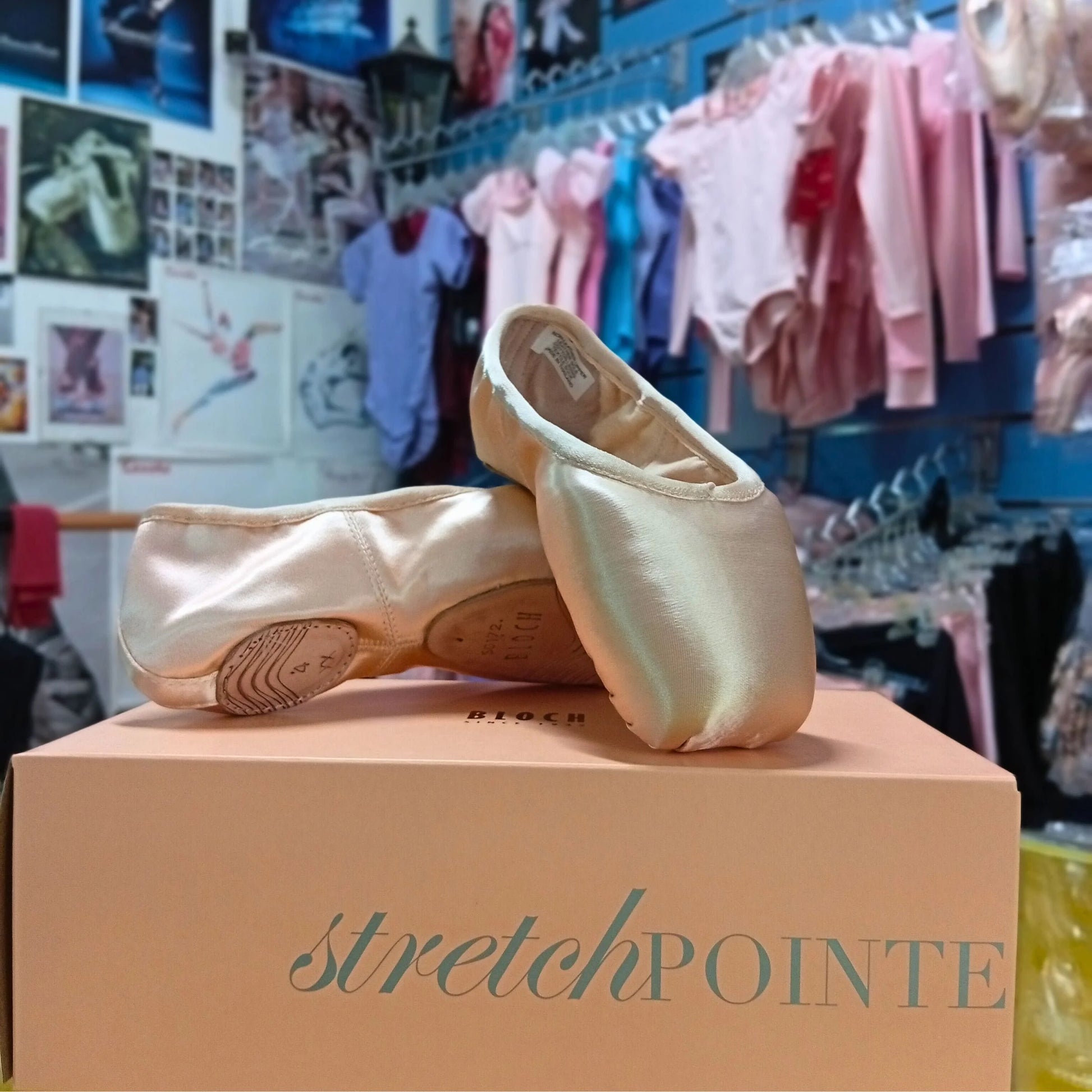 Bloch Eurostretch S0172L - Scarpe da Punta Ballerina punte Danza Classica - Punto Fitness Potenza