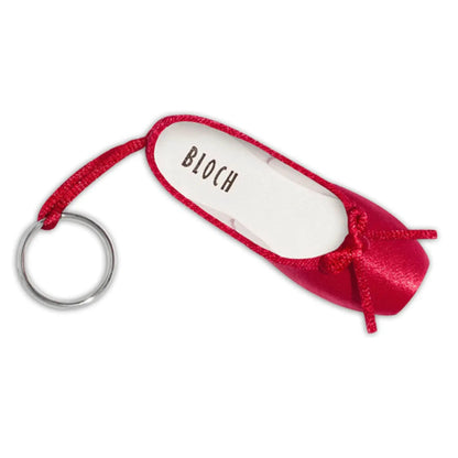 Bloch - Portachiavi mini punta keyring per ballerine Danza Classica colore Rosso - Punto Fitness Potenza