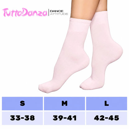 TuttoDanza - Calzino Danza RAD in microfibra per ballerine Ballo Classica Moderna Contemporaneo colore Rosa Misure | Punto Fitness Potenza
