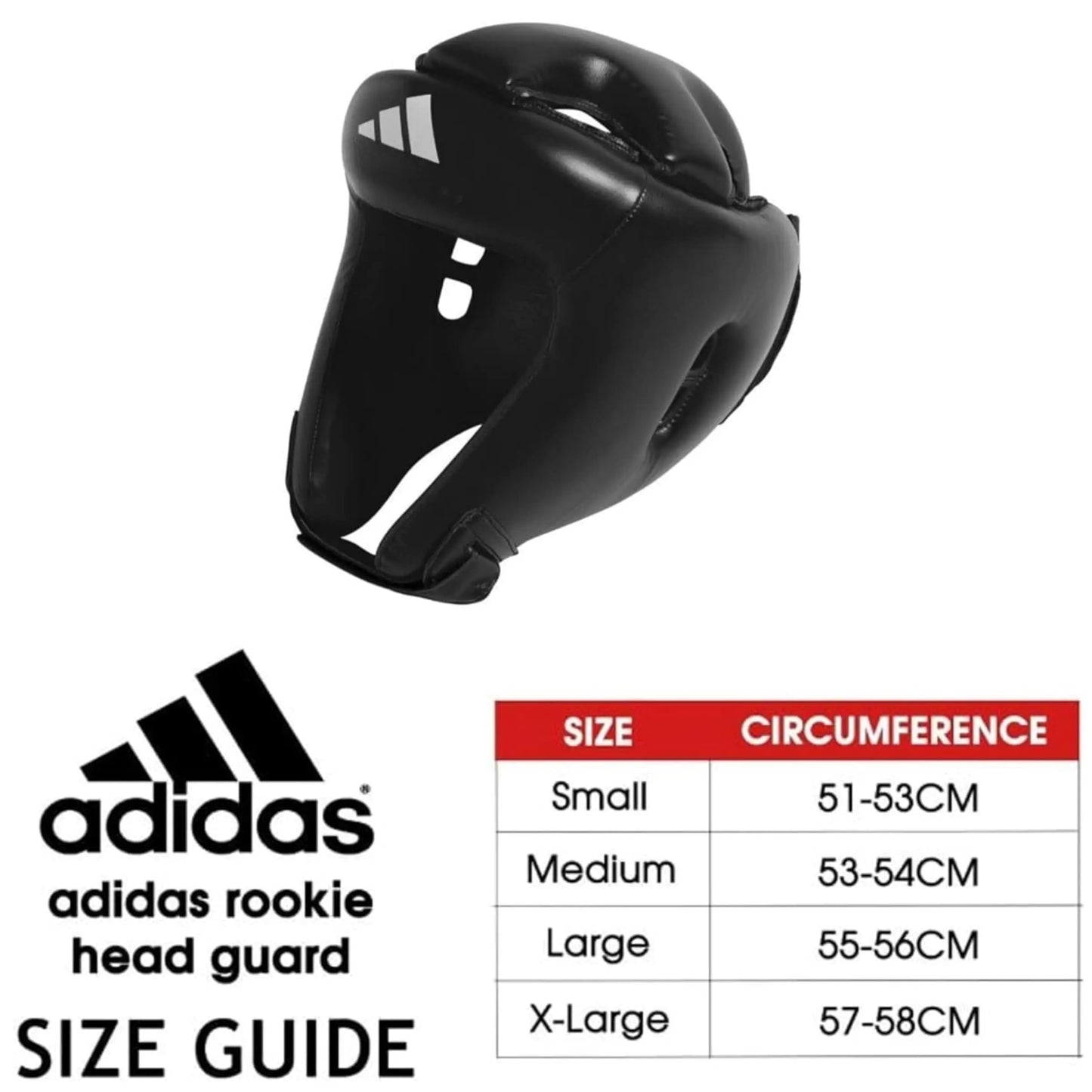 Casco Boxe Adidas Rookie omologato WAKO Kickboxing Muay Thai misure - Punto Fitness Potenza