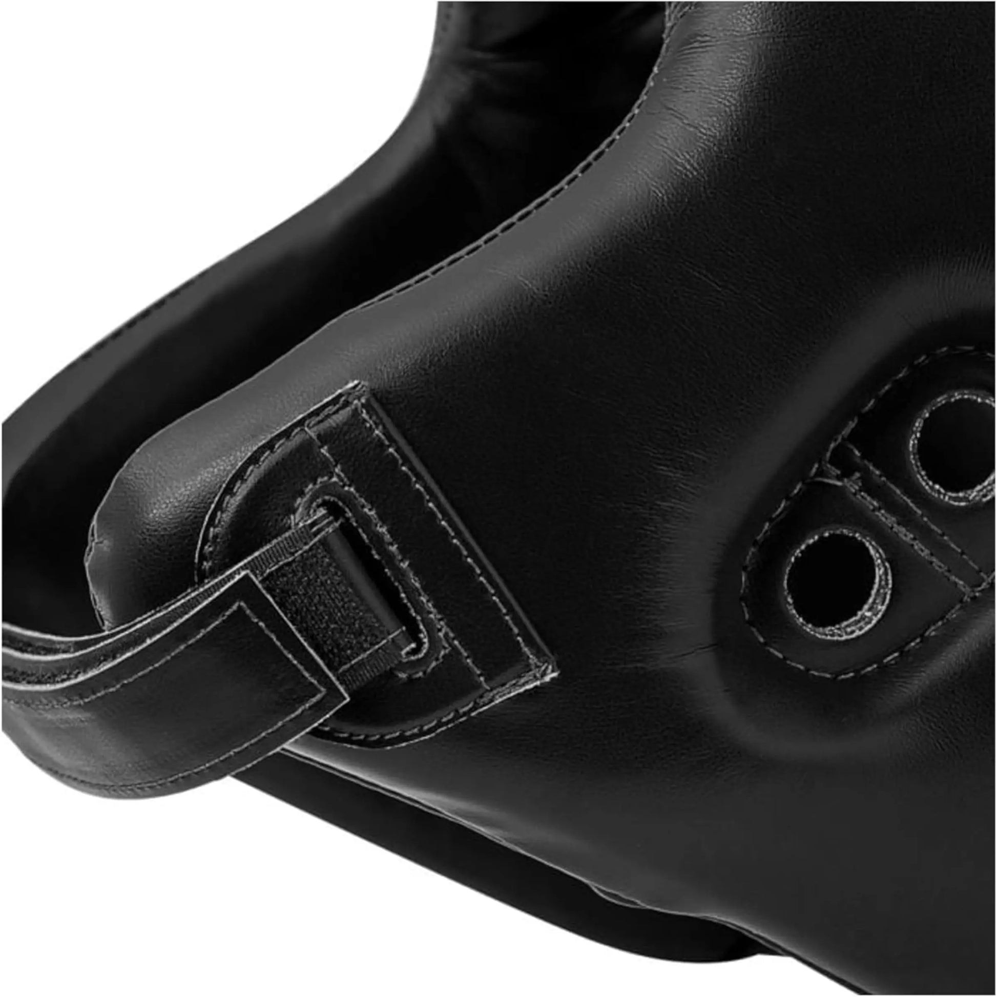 Casco Boxe Adidas Rookie omologato WAKO Kickboxing Muay Thai nero dettaglio - Punto Fitness Potenza