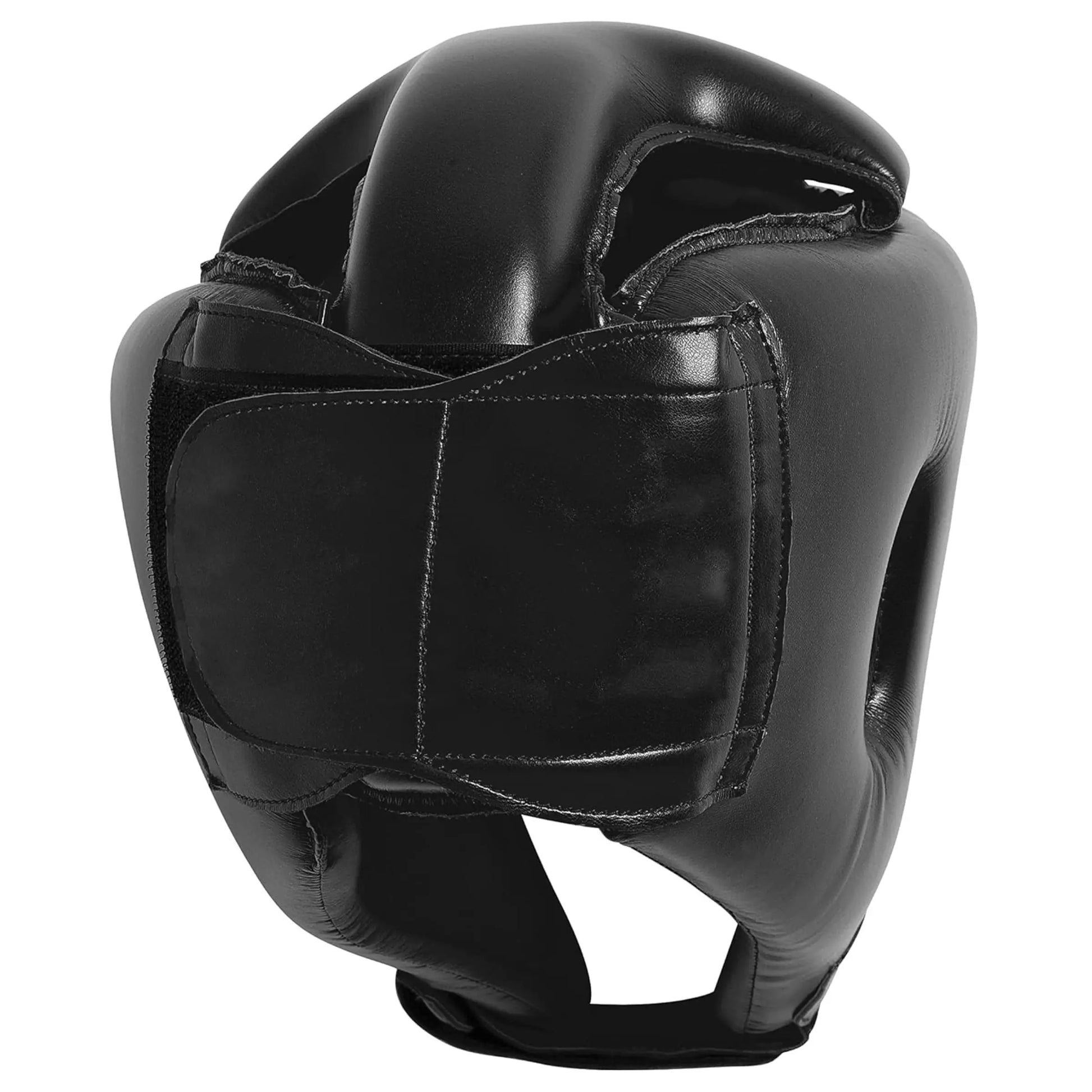 Casco Boxe Adidas Rookie omologato WAKO Kickboxing Muay Thai nero dietro - Punto Fitness Potenza