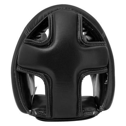 Casco Boxe Adidas Rookie omologato WAKO Kickboxing Muay Thai nero sopra - Punto Fitness Potenza