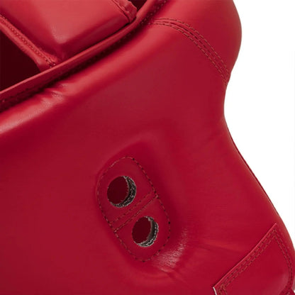 Casco Boxe Adidas Rookie omologato WAKO Kickboxing Muay Thai colore rosso - Punto Fitness Potenza Arti Marziali
