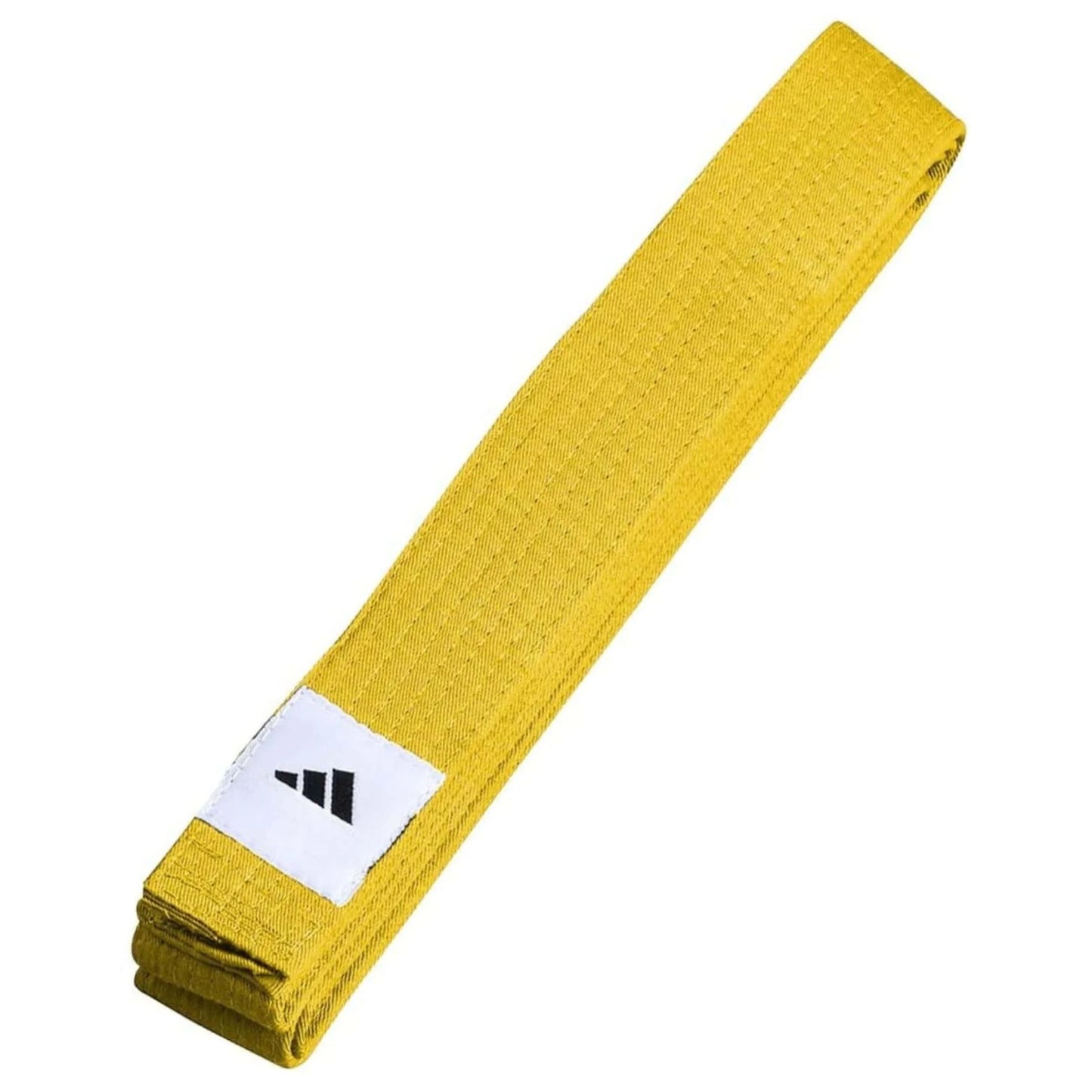 Adidas Club B220PC - Cintura cotone per Kimono Karate Judo Taekwondo BJJ colore giallo - Punto Fitness Potenza Arti Marziali