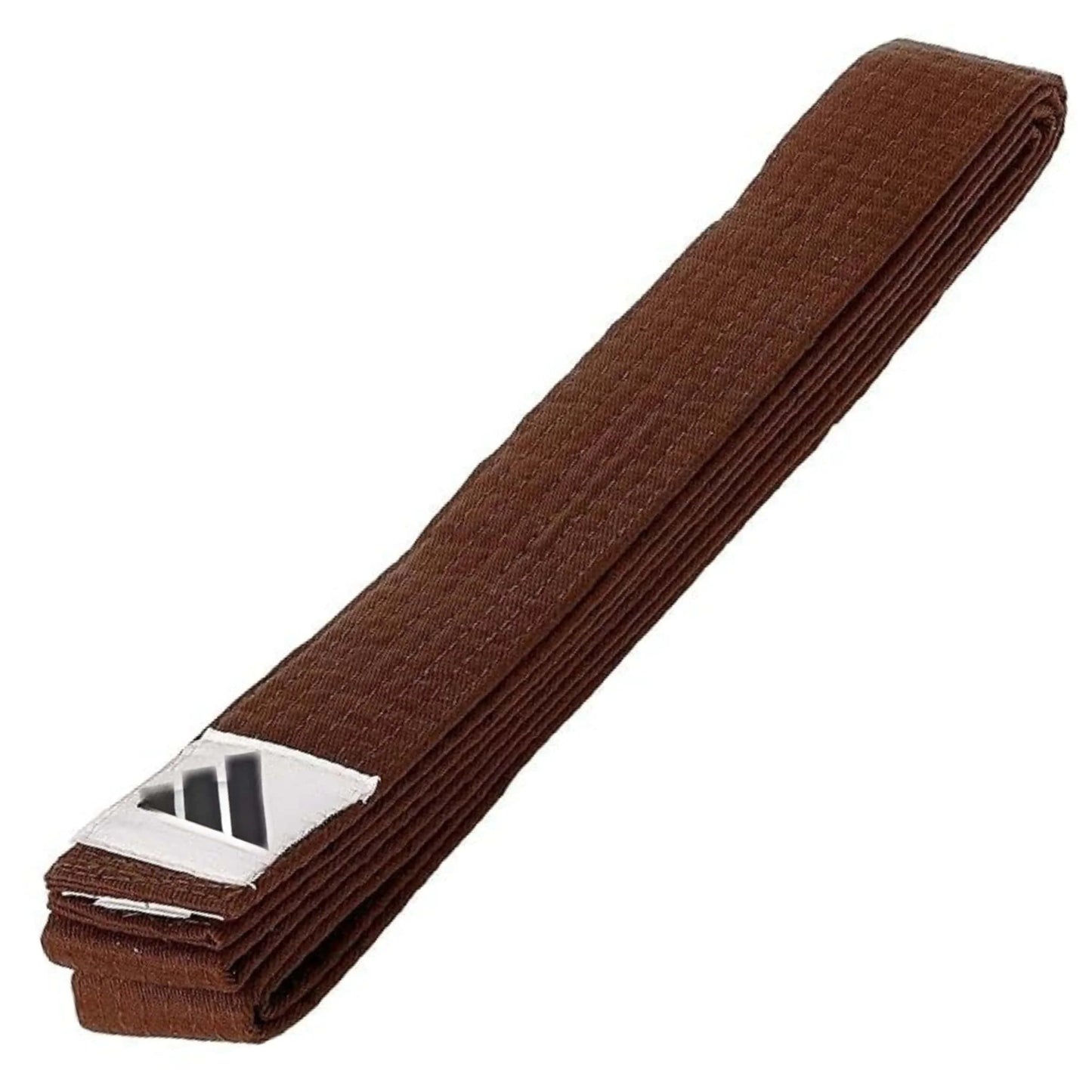 Adidas Club B220PC - Cintura cotone per Kimono Karate Judo Taekwondo BJJ colore marrone - Punto Fitness Potenza Arti Marziali