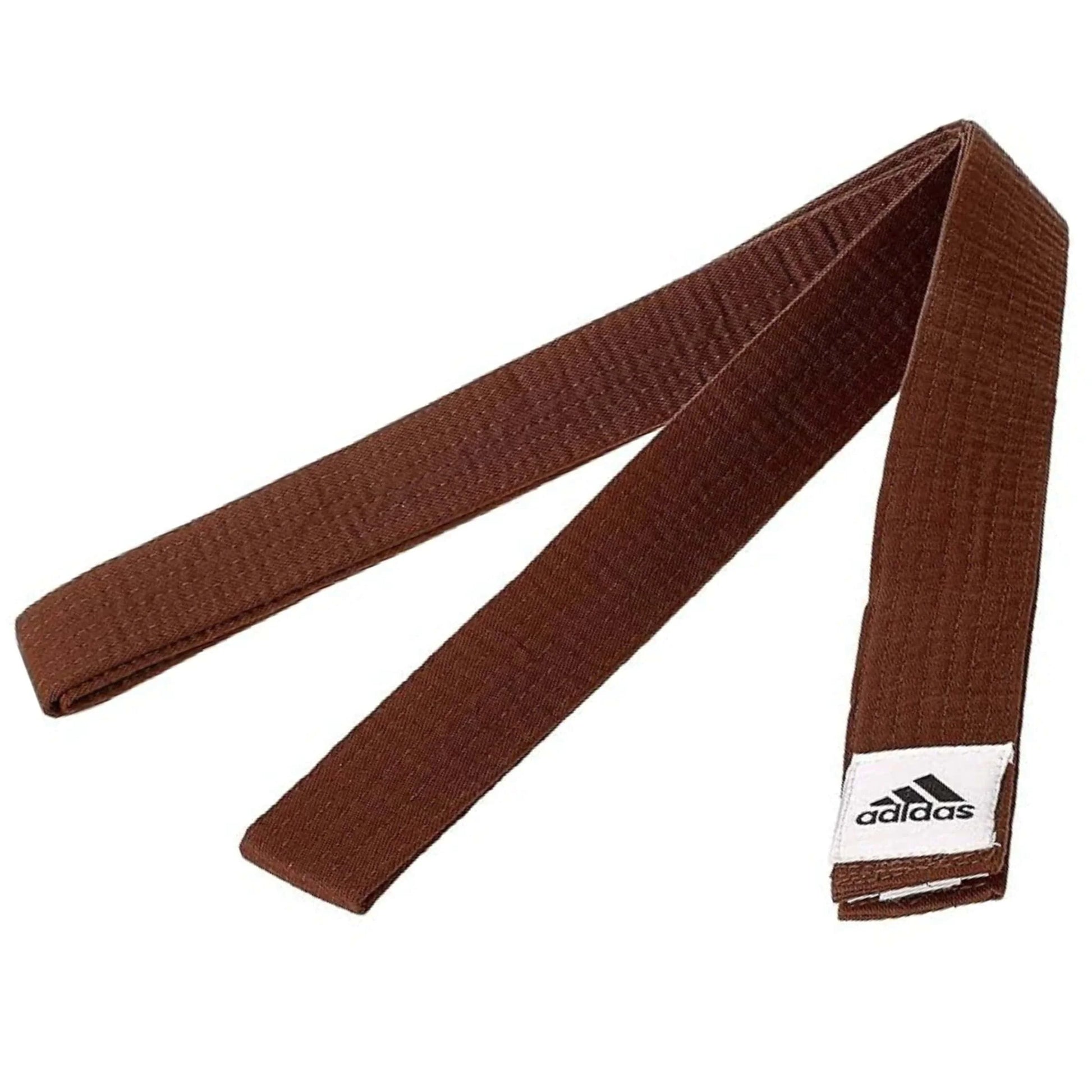 Adidas Club B220PC - Cintura cotone per Kimono Karate Judo Taekwondo BJJ colore marrone - Punto Fitness Potenza Arti Marziali