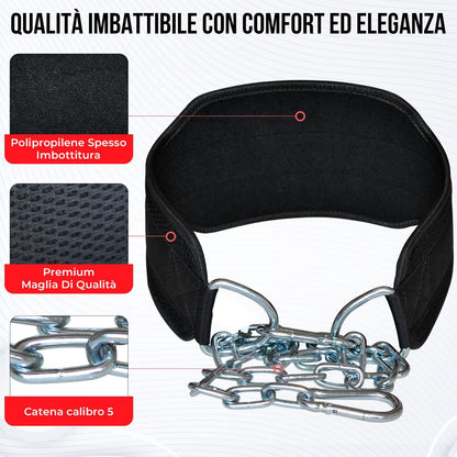 Sportech Italia - Cintura Palestra Sovraccarico Powerlifting Body Building Sollevamento Pesi - Dettagli - Punto Fitness Potenza