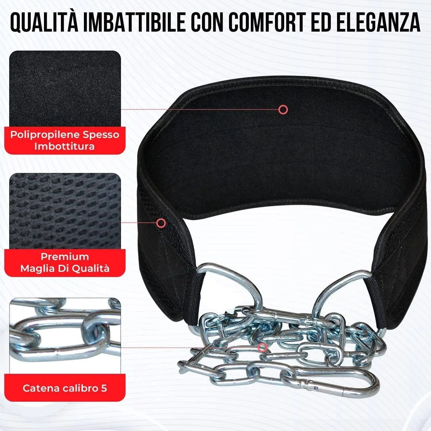 Cintura pesistica in Pelle Body Building Palestra sollevamento pesi