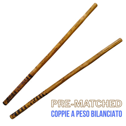 Sportech Italia - Escrima in Rattan Arti Marziali Filippine Silat Kung Fu Kali Arnis semitigrato coppia - Punto Fitness Potenza