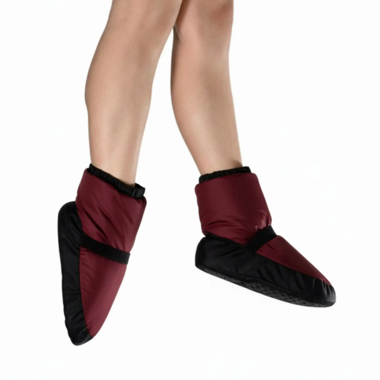DansezVous Booty Warmup - Scaldapiedi punte Danza Classica Bootie colore bordeaux - Punto Fitness Potenza