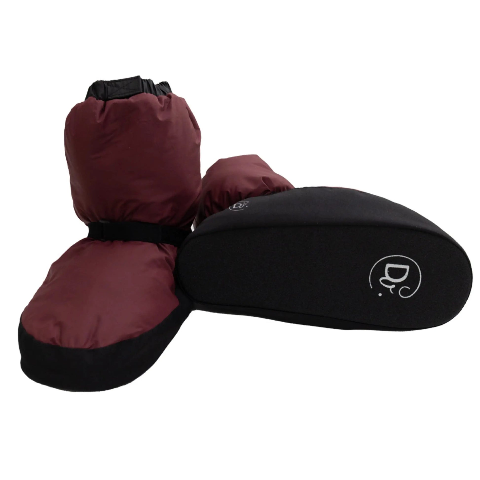 DansezVous Booty Warmup - Scaldapiedi punte Danza Classica Bootie colore bordeaux - Punto Fitness Potenza